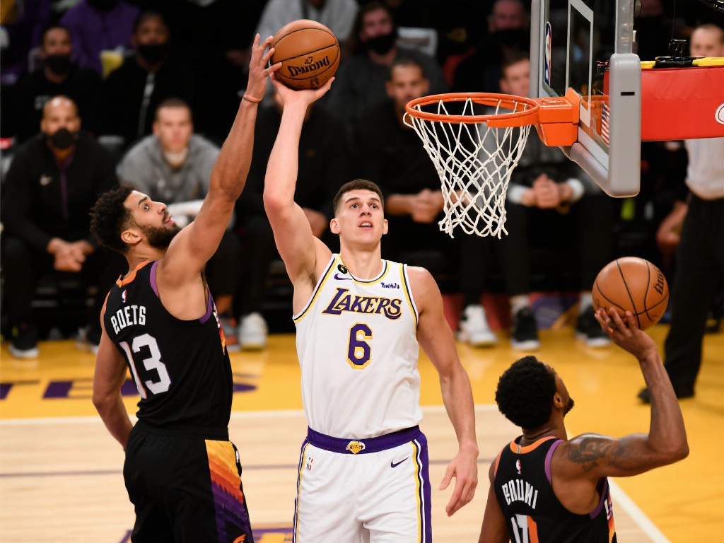 借助祖巴茨的内线威胁，整个球队的投篮分布